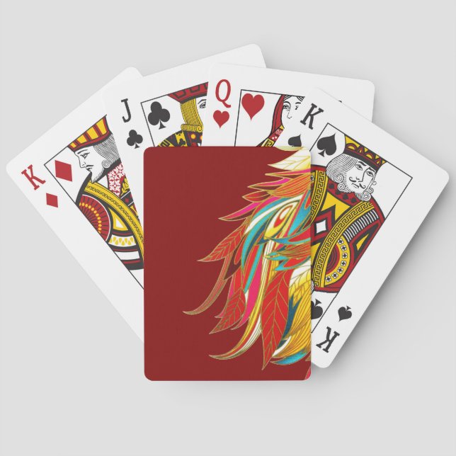 Jeu De Cartes Plumes exotiques (dos)