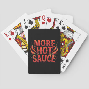 Jeu De Cartes Plus de sauce chaude chili épicé amoureux des alim