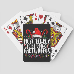 Jeu De Cartes Plus susceptible de faire des roues de Noël assort