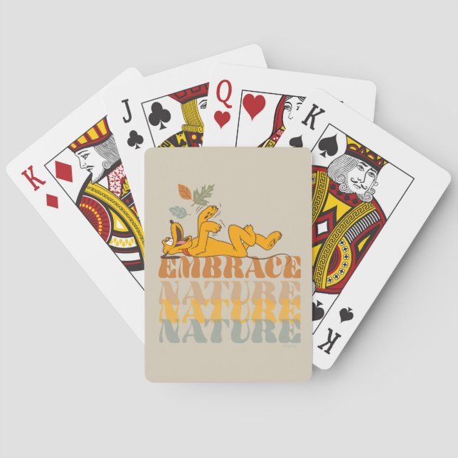 Jeu De Cartes Pluto | Embrassez la nature Cartes de Jeu (dos)