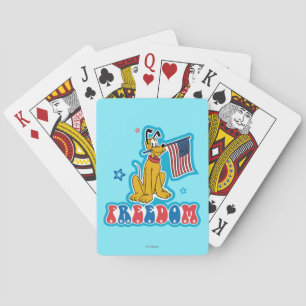 Jeu De Cartes Pluto   Liberté avec drapeau
