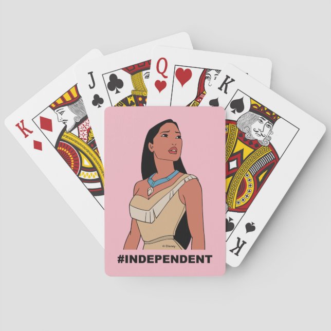 Jeu De Cartes Pocahontas | #Carte de jeu indépendante (dos)