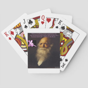 Jeu De Cartes Poème floral de William Cullen Bryant