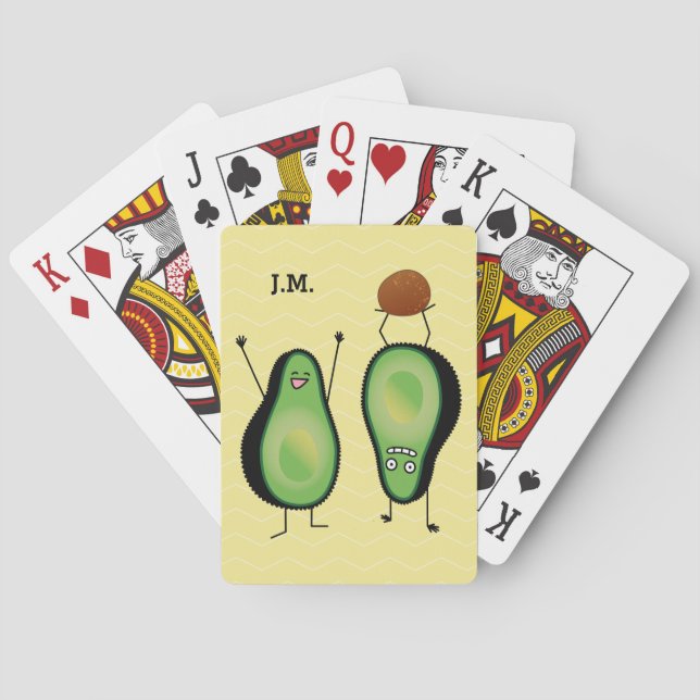 Jeu De Cartes Poignée verte de stand d'applaudissements amusant  (dos)