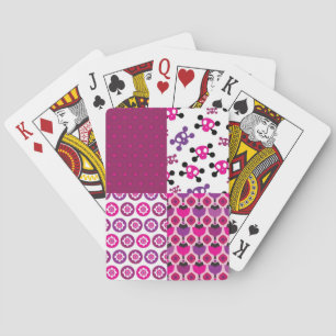 Jeu De Cartes Pointe de polka rétro