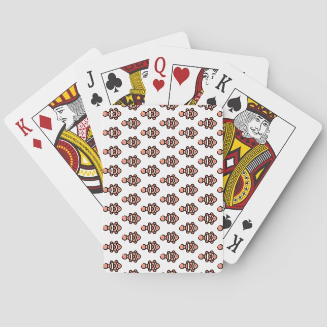 Jeu De Cartes Poisson clown (dos)