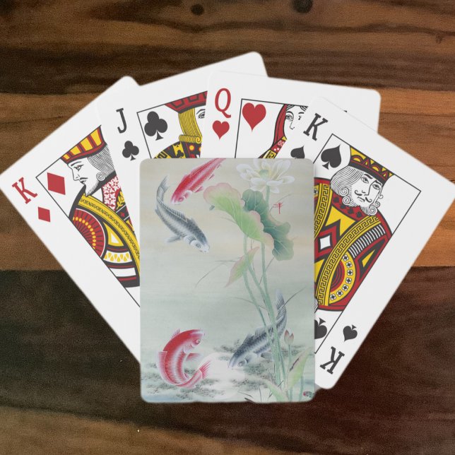 Jeu De Cartes Poisson Koi avec Lotus (Créateur téléchargé)