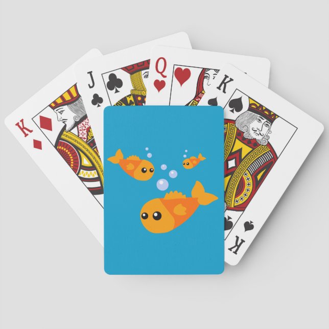 Jeu De Cartes Poisson mignon (dos)