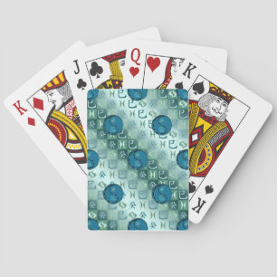 Jeu De Cartes Poissons & Serpent d'eau