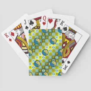 Jeu De Cartes Poissons & Singe de métal