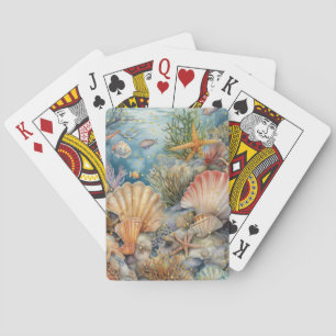 Jeu De Cartes Poker Jouer des cartes avec une conception Shell