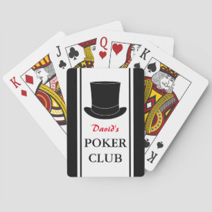 Jeu De Cartes Poker personnalisé jouer aux cartes pour messieurs
