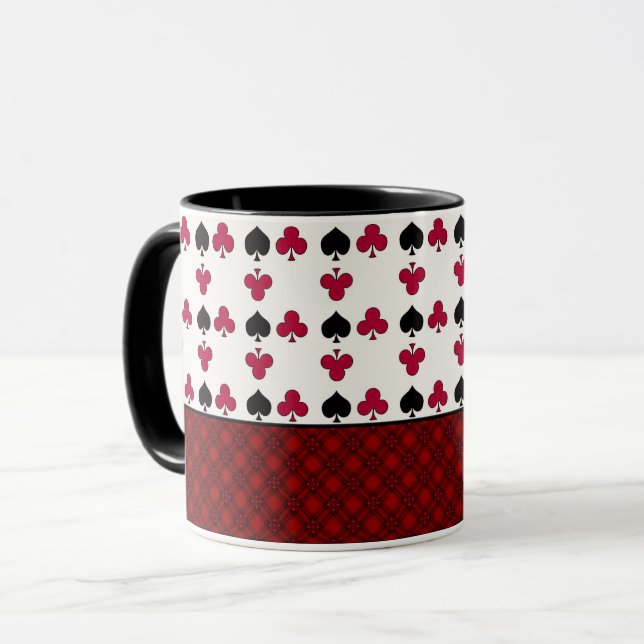 Jeu de cartes, poker, tasse de cartes de table (Devant gauche)