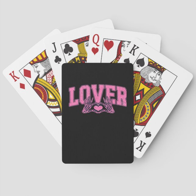 Jeu De Cartes Police Avec Squelette Mains Classique (dos)