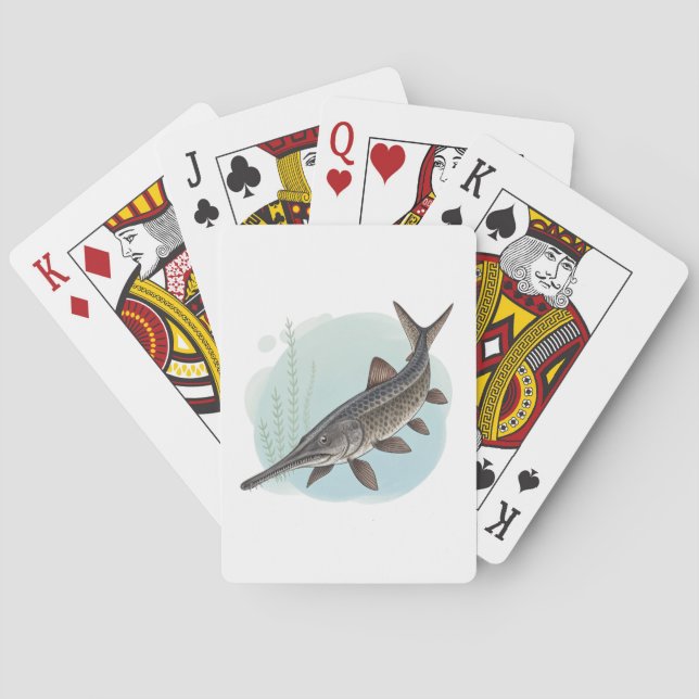 Jeu De Cartes Polyodon américain (dos)