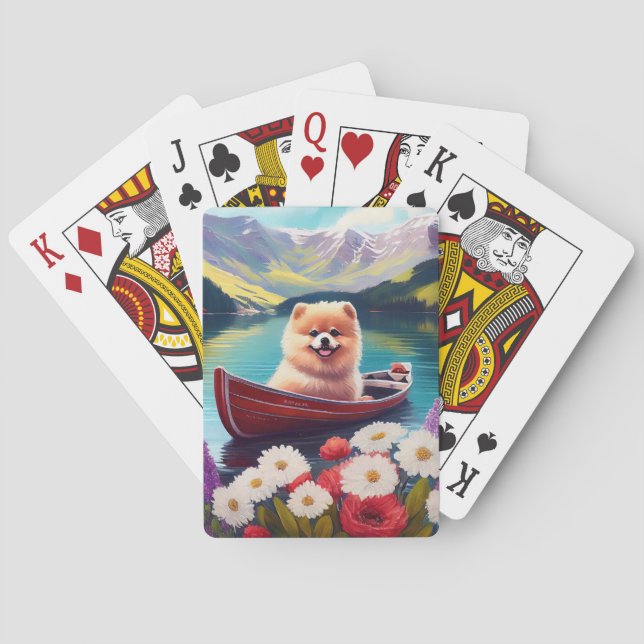 Jeu De Cartes Poméranien à la pagaie : une aventure Pittoresque (dos)