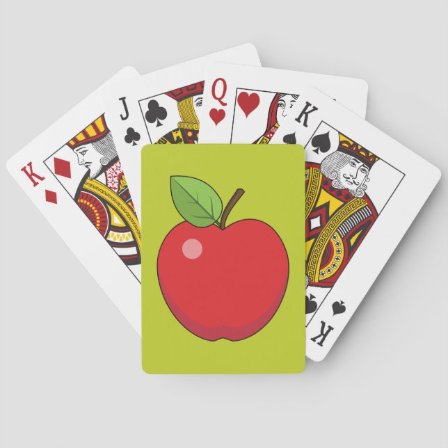 Jeu De Cartes Pomme rouge (dos)