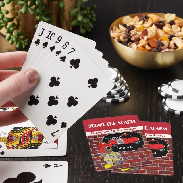 Jeu De Cartes Pompier à la Secourt (In Situ)