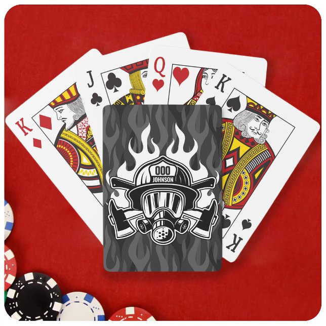Jeu De Cartes Pompier Secouru sur mesure Station du service d'in (Créateur téléchargé)