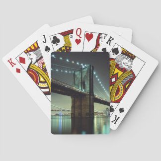 Jeu De Cartes Pont Brooklyn la nuit Pont Manhattan