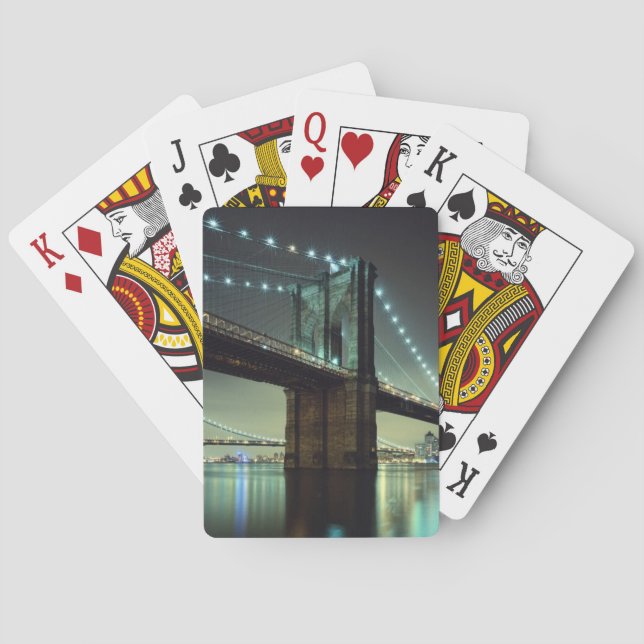 Jeu De Cartes Pont Brooklyn la nuit Pont Manhattan (dos)
