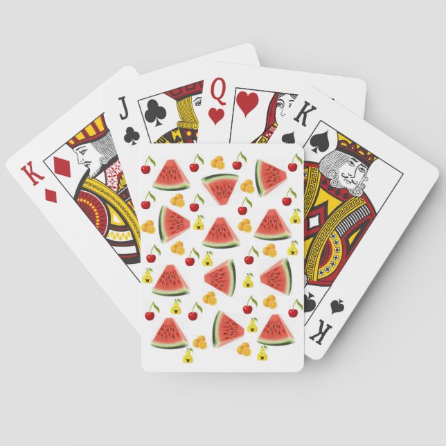 Jeu De Cartes Pont carte de jeu de pastèque (dos)