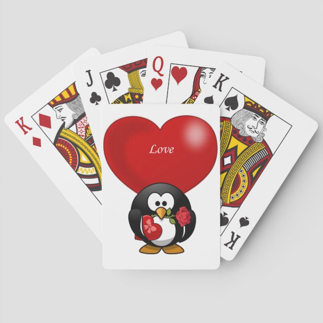 Jeu De Cartes Pont carte de la Saint-Valentin (dos)
