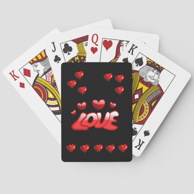 Jeu De Cartes Pont carte de la Saint-Valentin (dos)