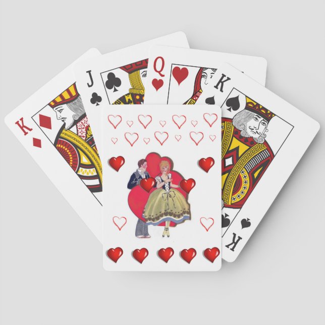 Jeu De Cartes Pont carte de la Saint-Valentin (dos)