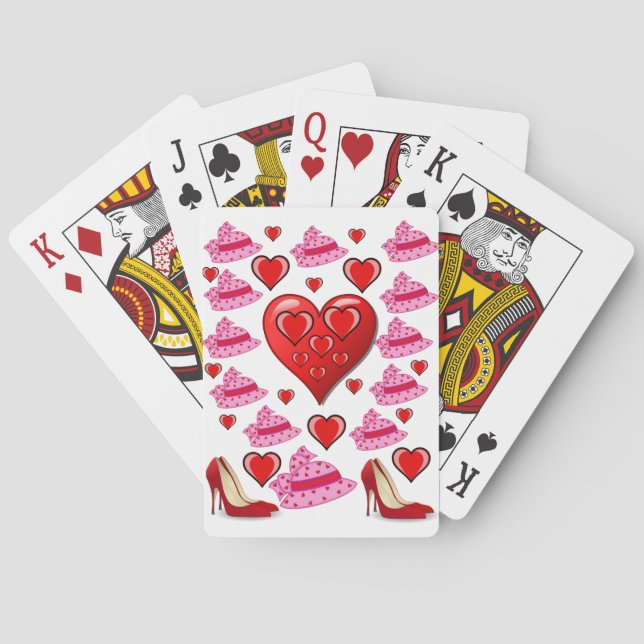 Jeu De Cartes Pont carte de la Saint-Valentin (dos)