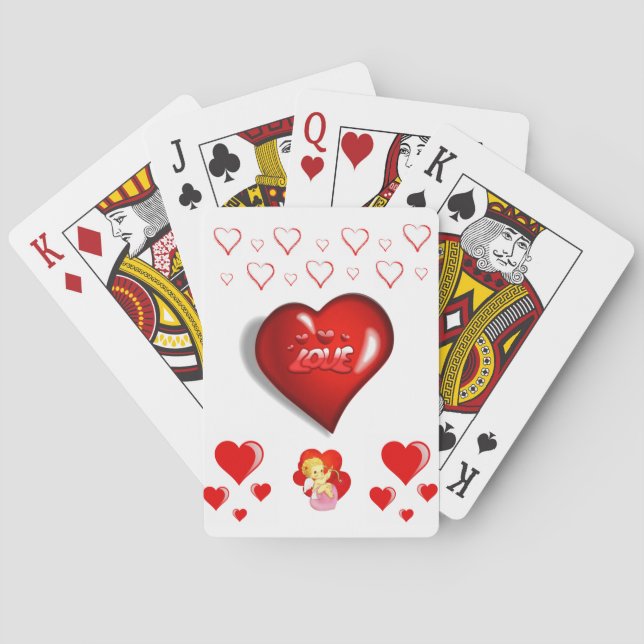 Jeu De Cartes Pont carte de la Saint-Valentin (dos)