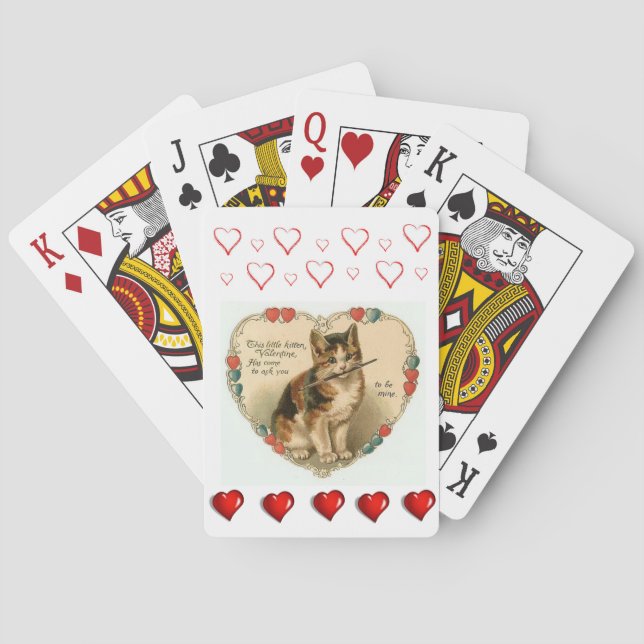 Jeu De Cartes Pont carte de la Saint-Valentin (dos)