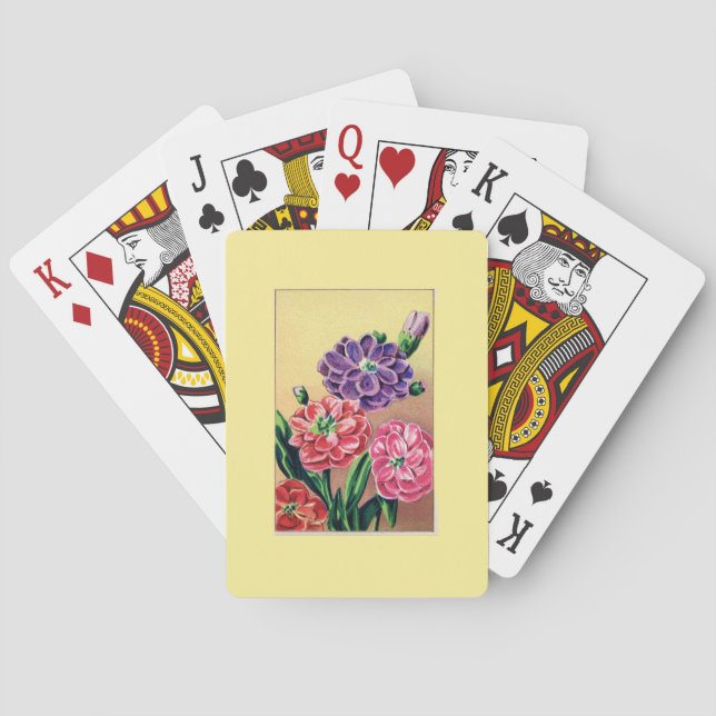 Jeu De Cartes Pont de Canasta bordé de jaune (dos)
