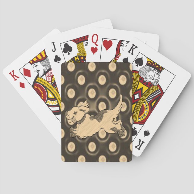 Jeu De Cartes Pont de carte de jeu de chien (dos)
