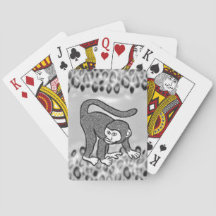 Jeu De Cartes Pont de carte de jeu de singe