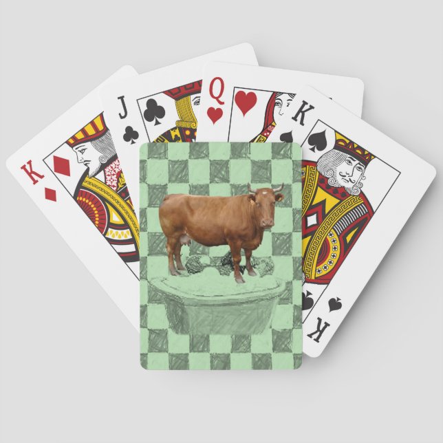 Jeu De Cartes Pont de carte de jeu pour vache (dos)