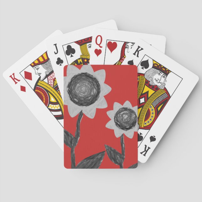 Jeu De Cartes Pont de cartes de tournesol (dos)