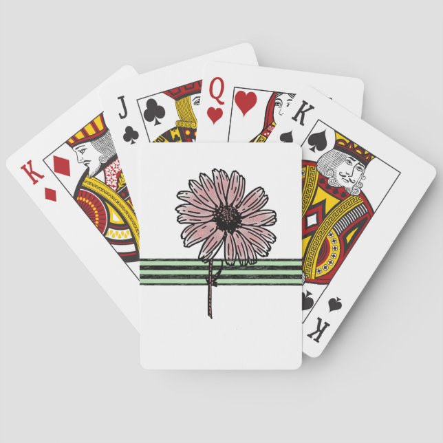 Jeu De Cartes Pont de cartes de tournesol (dos)