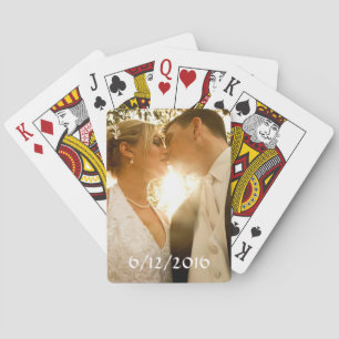 Jeu De Cartes Pont de cartes personnalisées Mariage Photo