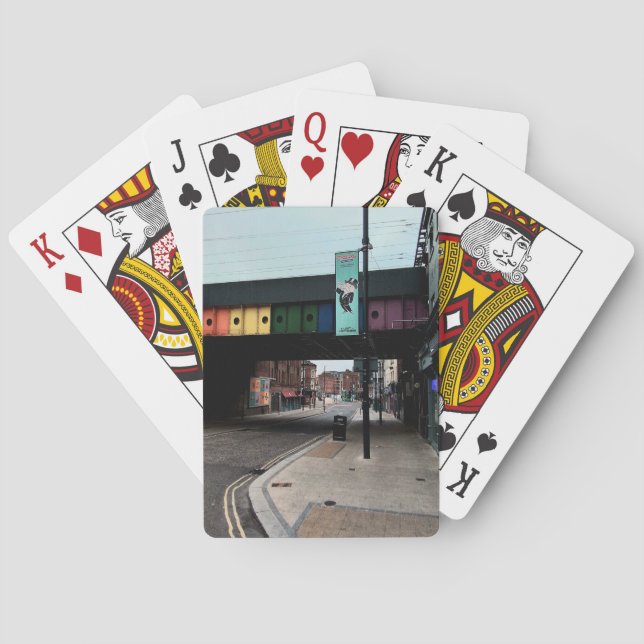 Jeu De Cartes Pont en bandes (dos)