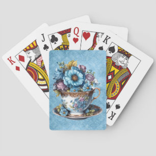 Jeu De Cartes Pont Floral Teacup de cartes