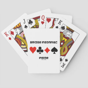 Jeu De Cartes Pont insomniaque à l'intérieur (quatre costumes de