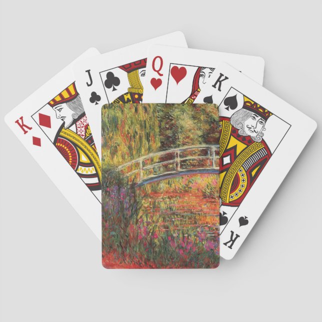 Jeu De Cartes Pont japonais | CLAUDE MONET (dos)
