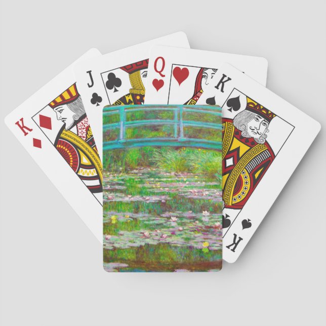 Jeu De Cartes Pont japonais Monet et nappes d'eau (dos)