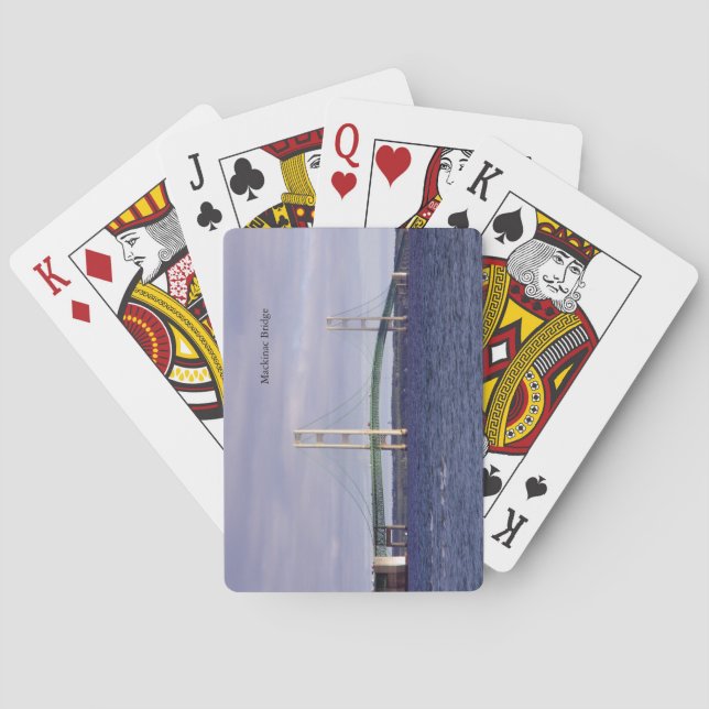 Jeu De Cartes Pont Mackinaw Mackinaw City jouer aux cartes (dos)