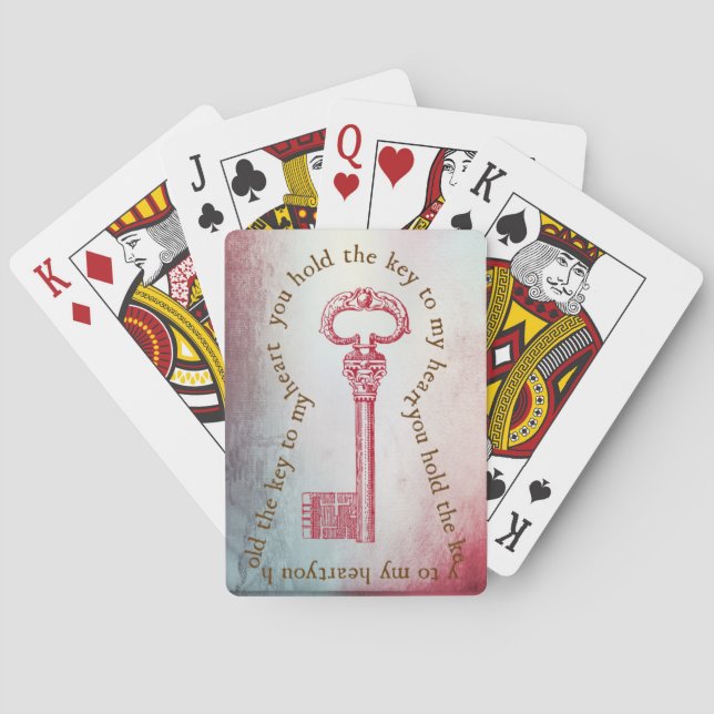 Jeu De Cartes Pont mariage de cartes de jeu Faveurs (dos)
