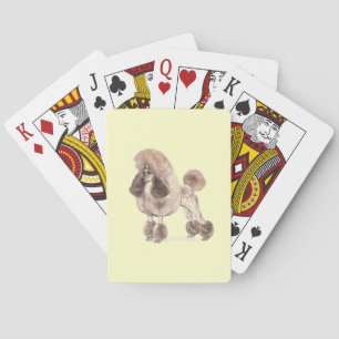 Jeu De Cartes Poodle — Afficher le manteau