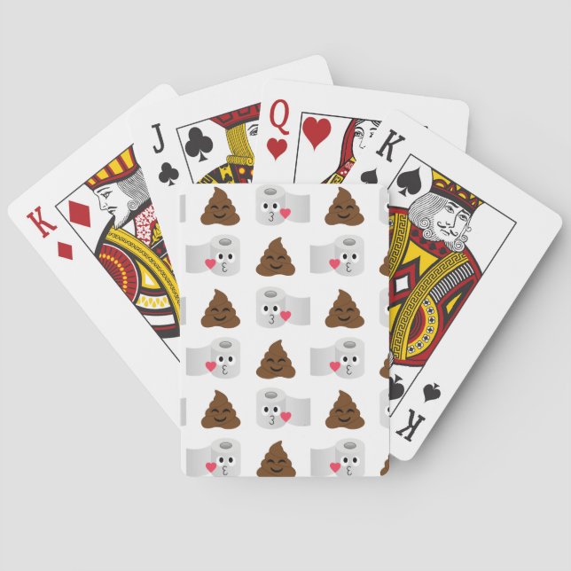 Jeu De Cartes poop emoji et papier de toilette (dos)