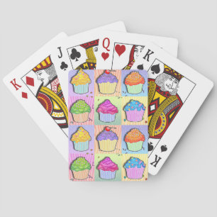 Jeu De Cartes Pop Art CUPCAKES JOUER CARTES