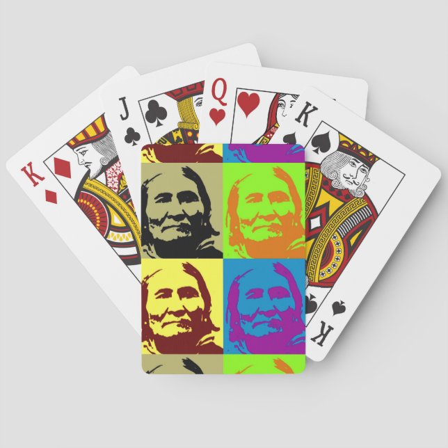 Jeu De Cartes Pop Art Freedom Fighter Geronimo (dos)